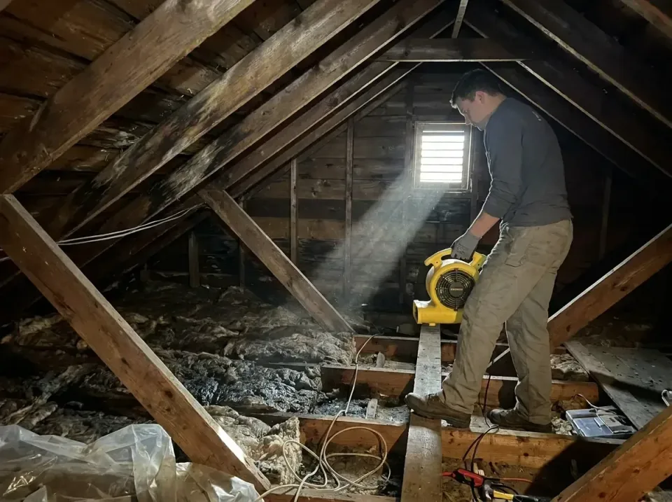 attic-water-damage-drying-proc-007 — frequently asked questions, Emergency Water Extraction & 24/7 Flood Response in Isle of…
